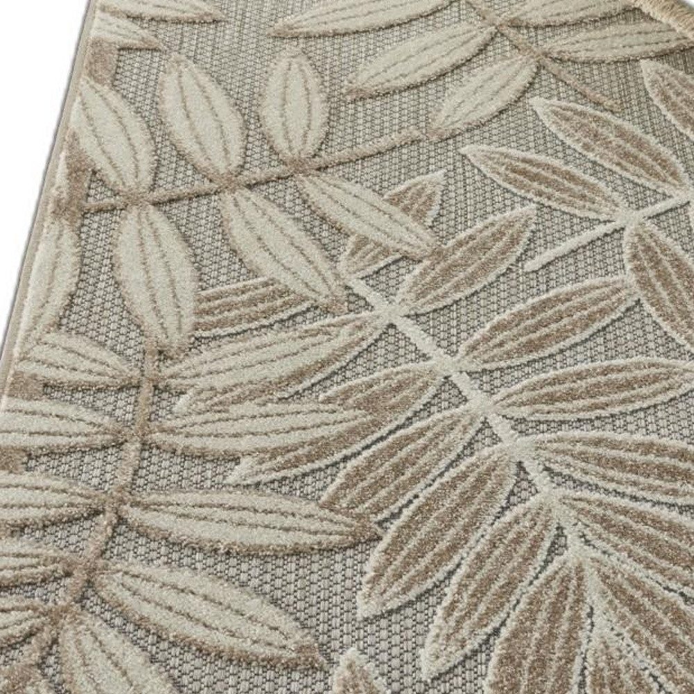 3′ X 4′ Botanical Leaves Indoor Outdoor Area Rug