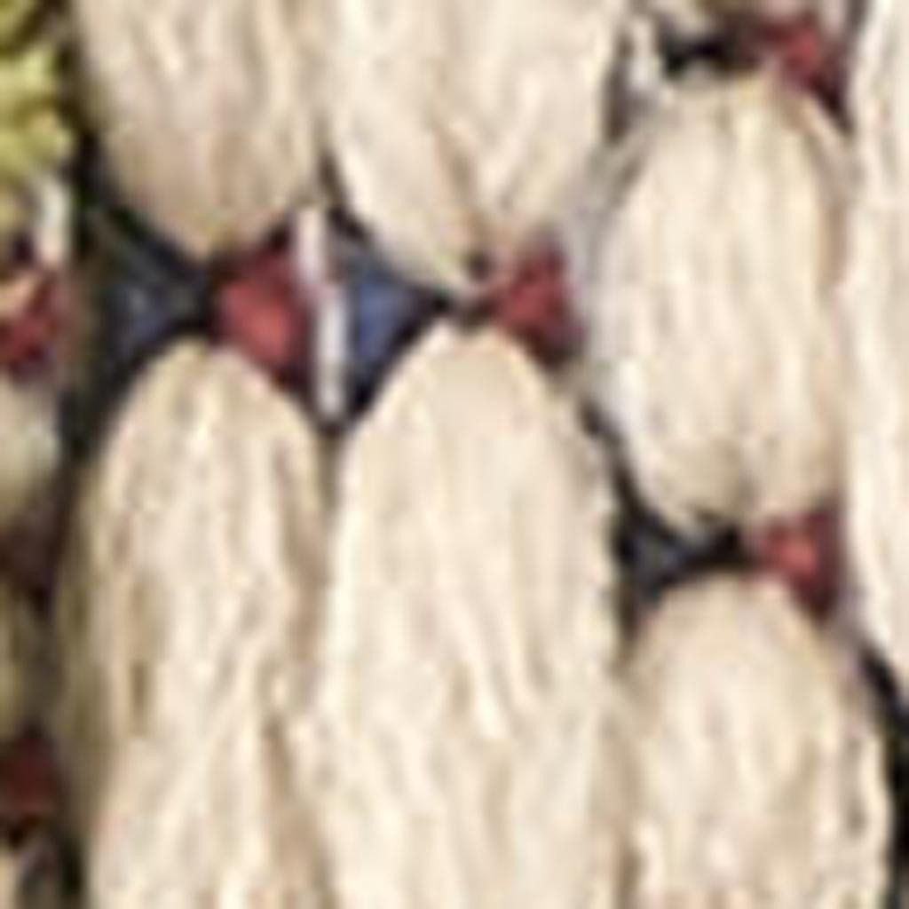 8′ X 11′ Ivory and Blue Indoor-Outdoor Area Rug IV