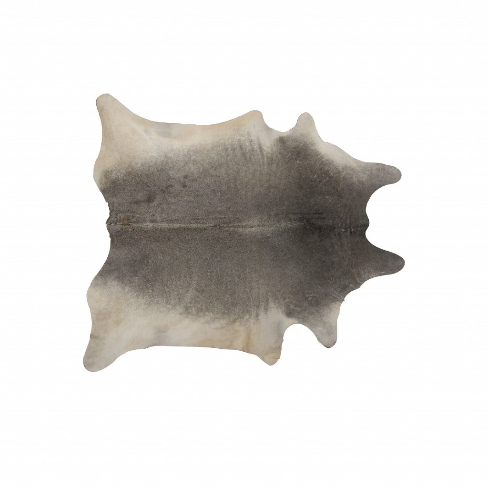 6′ X 7′ Gray Cowhide Handmade Area Rug