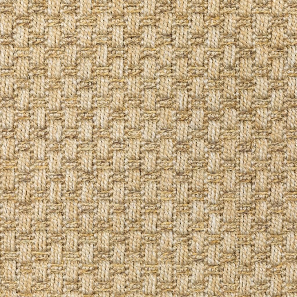 8′ X 8′ Beige Indoor Outdoor Round Rug