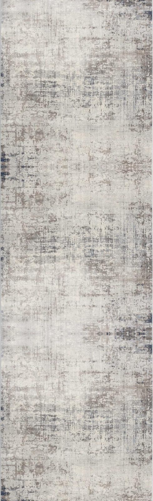 2′ X 6′ Navy Blue Distressed Striations Area Rug
