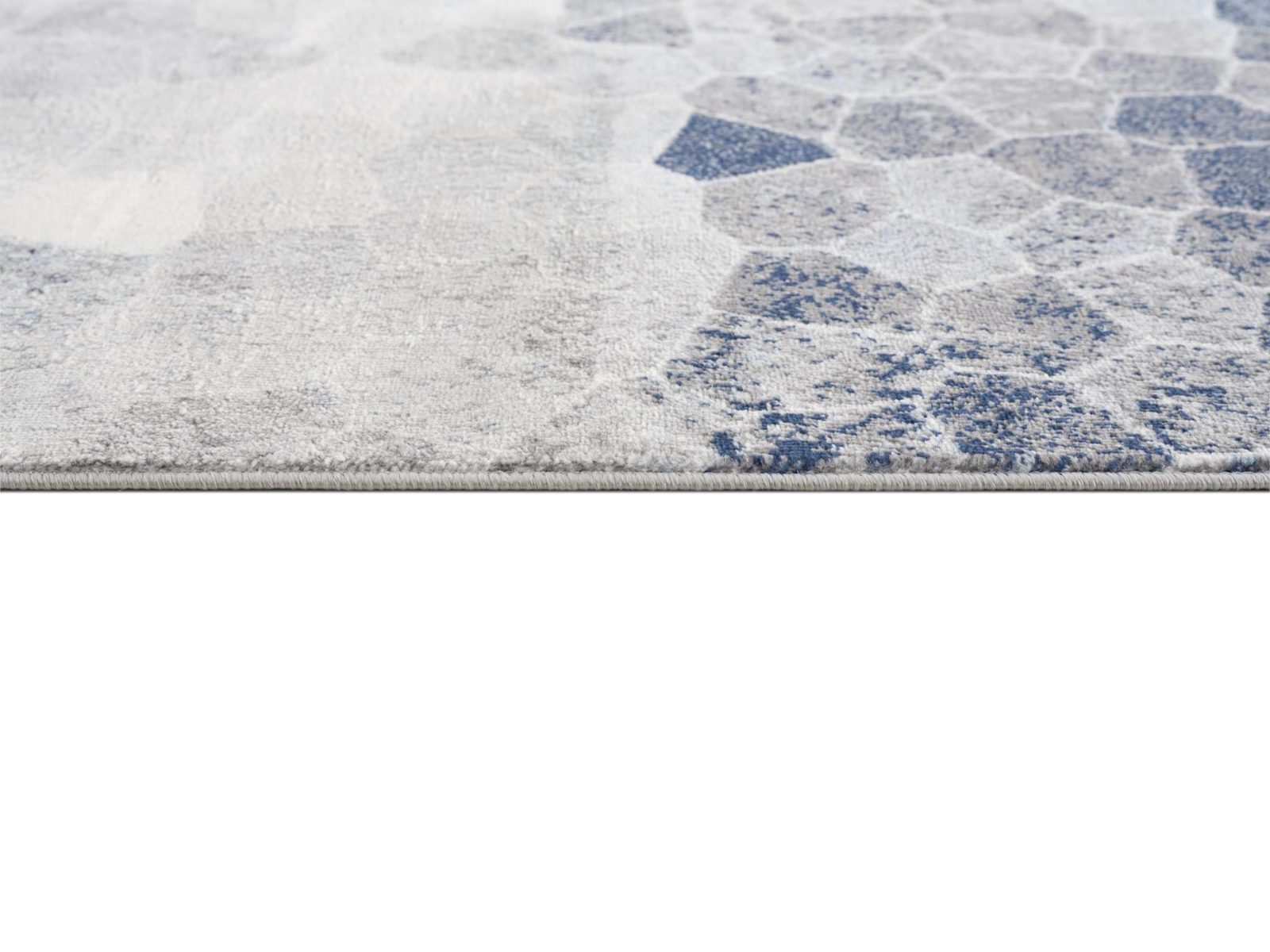 2′ X 8′ Navy Blue Cobblestone Pattern Runner