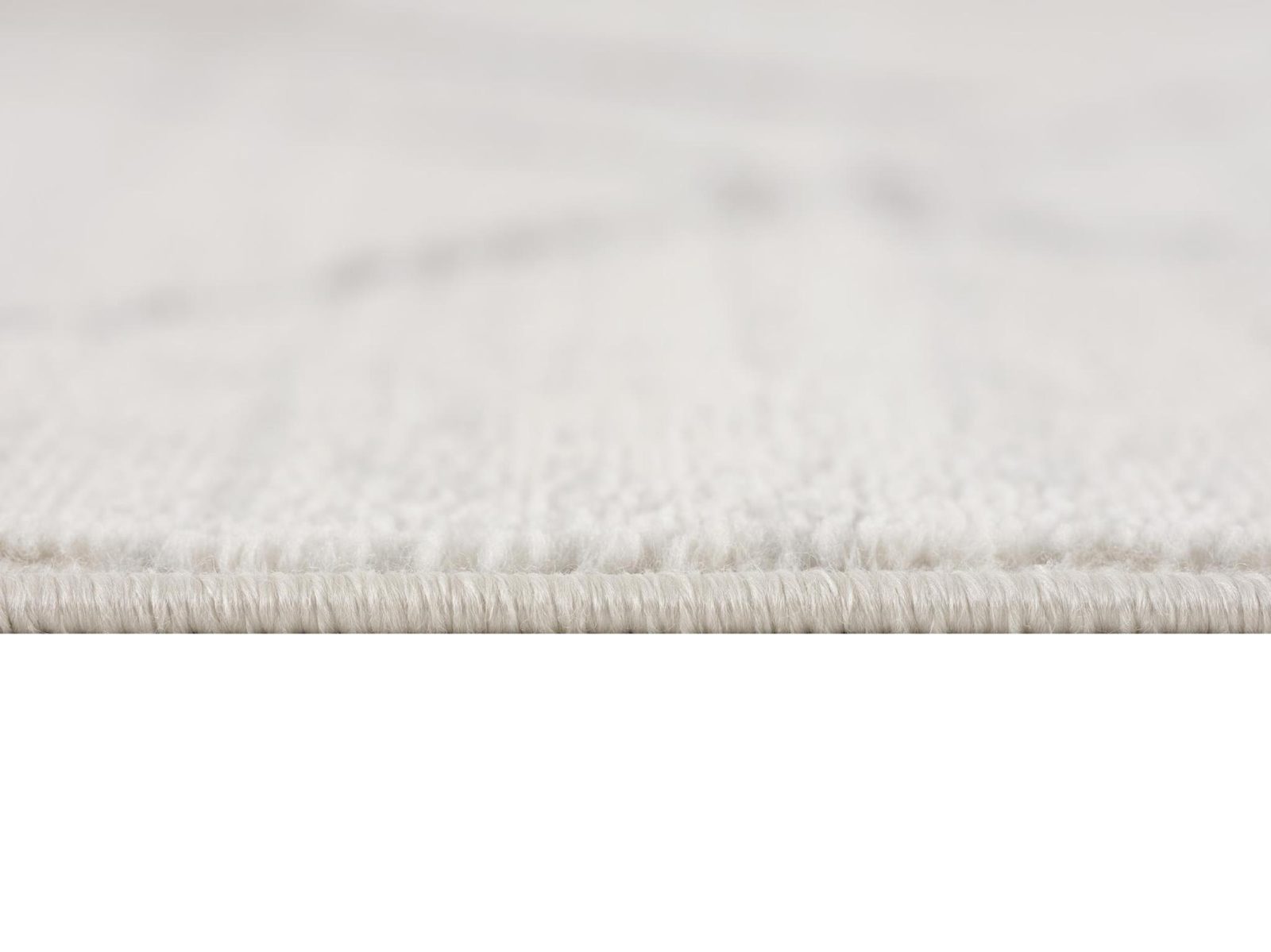 Gray and Ivory Modern Geometric Polypropylene Area Rug