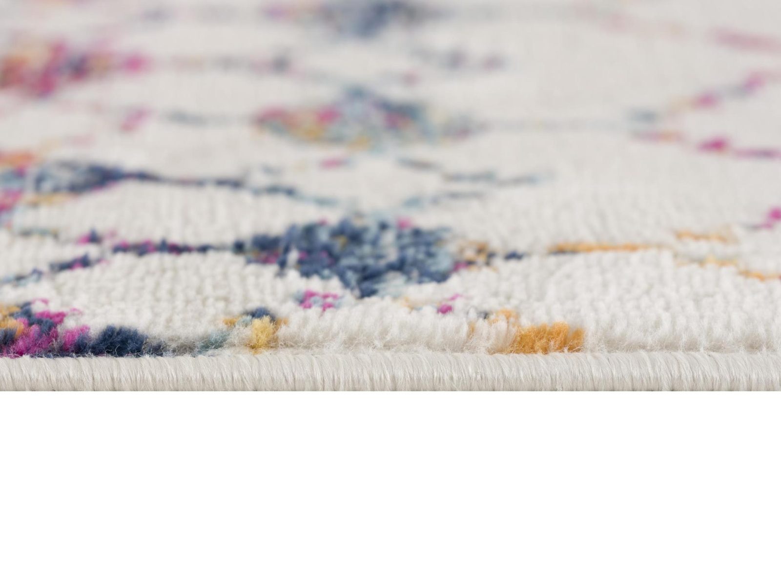 2′ X 5′ Cream Ikat Area Rug