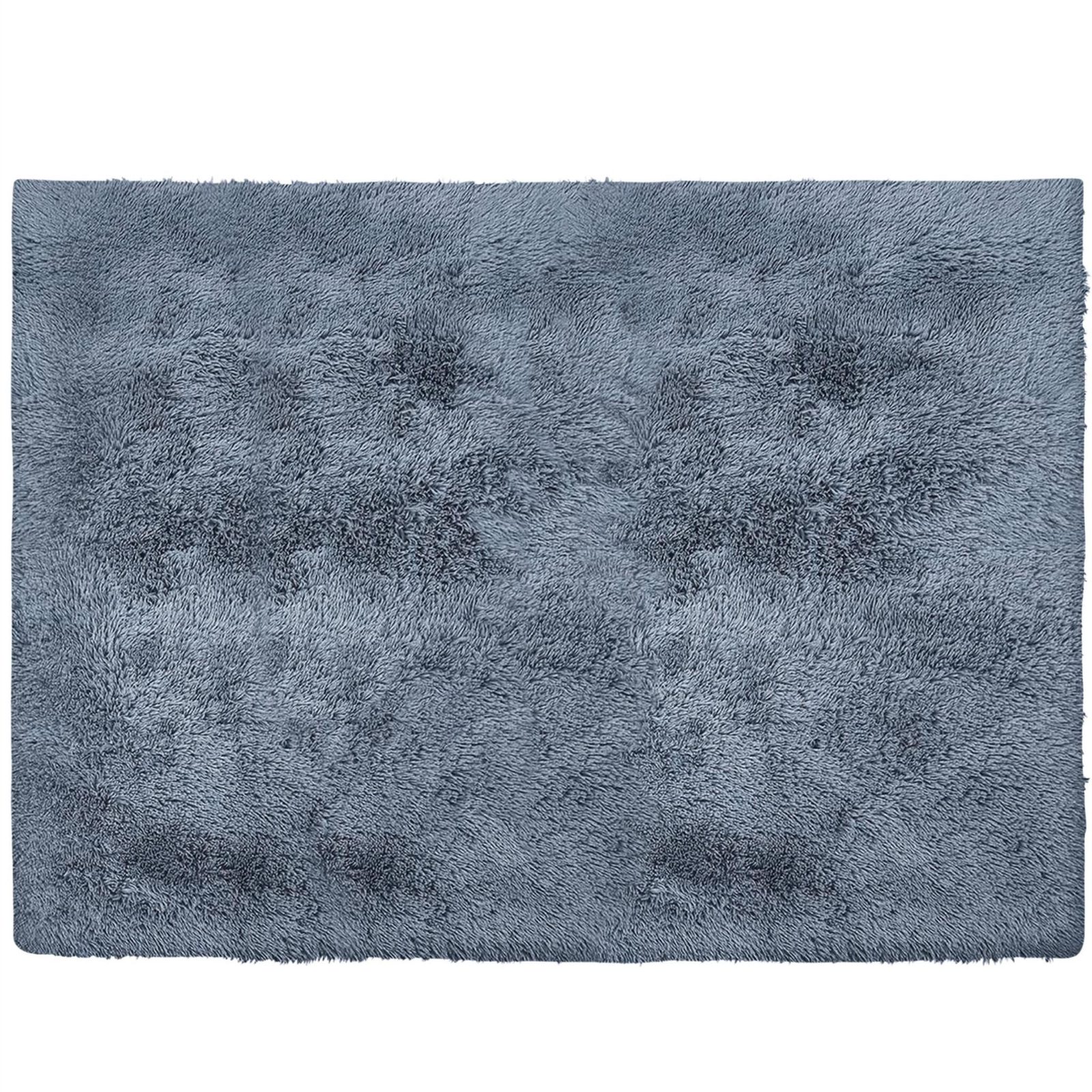 5′ X 7′ Gray Shag Non Skid Area Rug