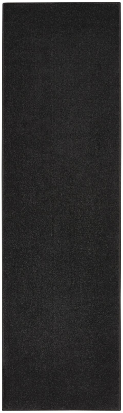 10′ Black Indoor Outdoor Runner Rug