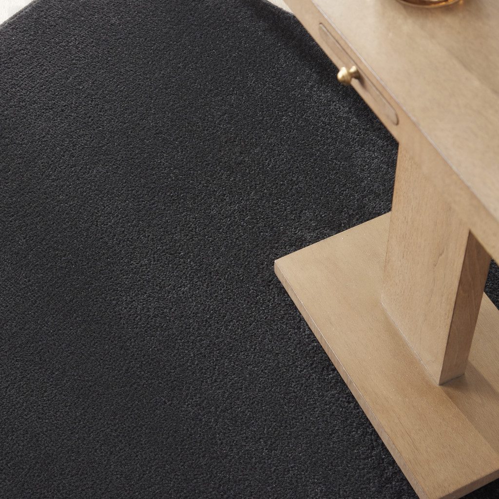 4′ X 6′ Black Stain Resistant Indoor Outdoor Area Rug
