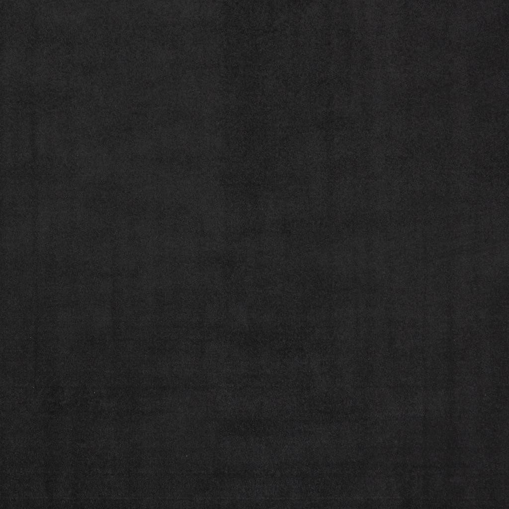 7′ Black Square Indoor Outdoor Area Rug