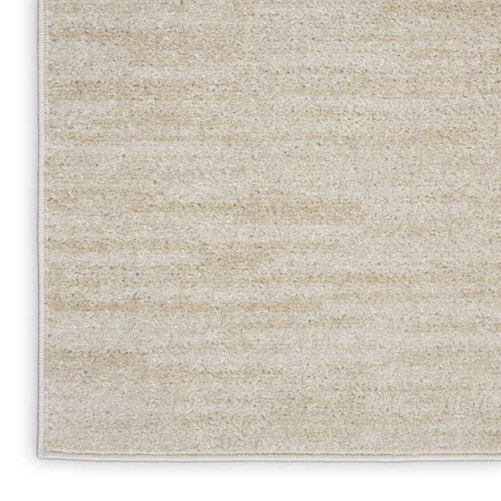 8′ X 10′ Beige And Ivory Indoor Outdoor Area Rug