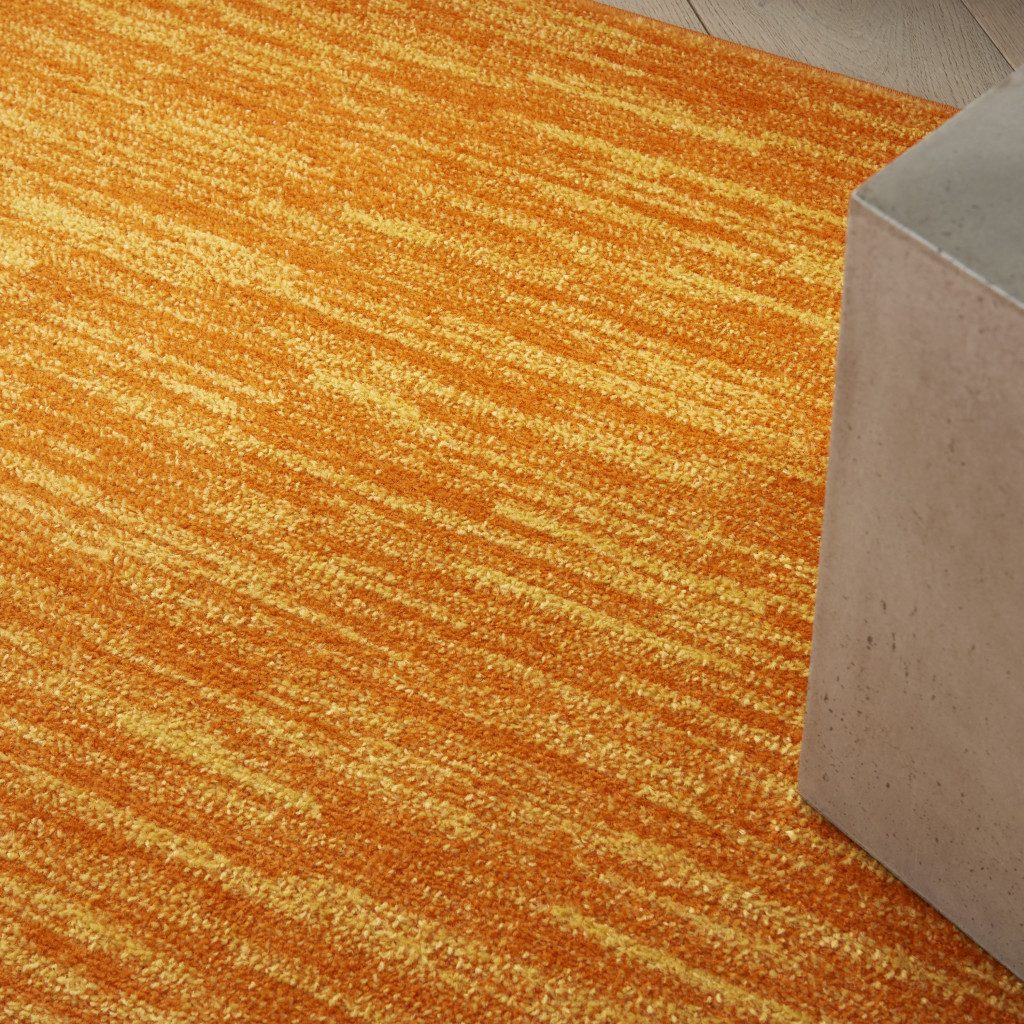 4′ X 6′ Orange Indoor Outdoor Area Rug