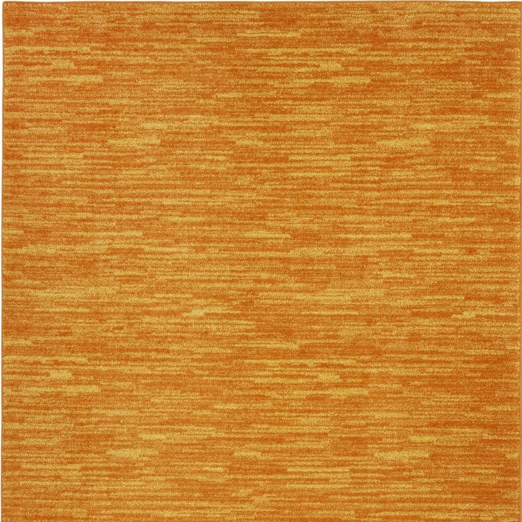 5′ X 7′ Orange Indoor Outdoor Area Rug