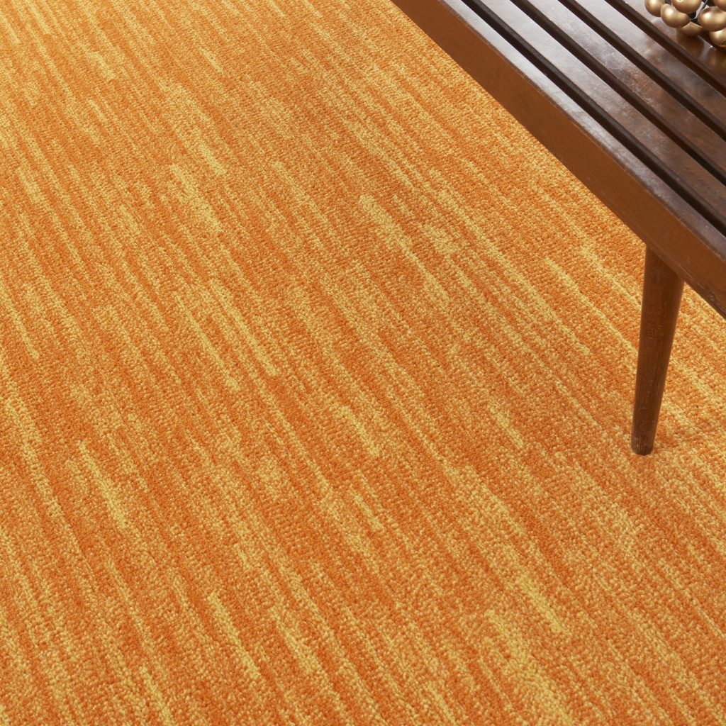 8′ X 10′ Orange Indoor Outdoor Area Rug