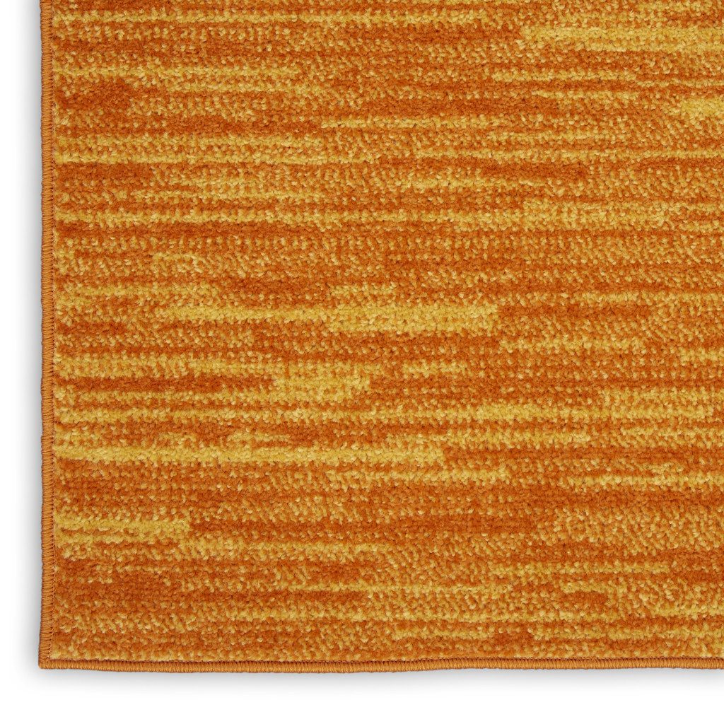 9′ X 12′ Orange Indoor Outdoor Area Rug