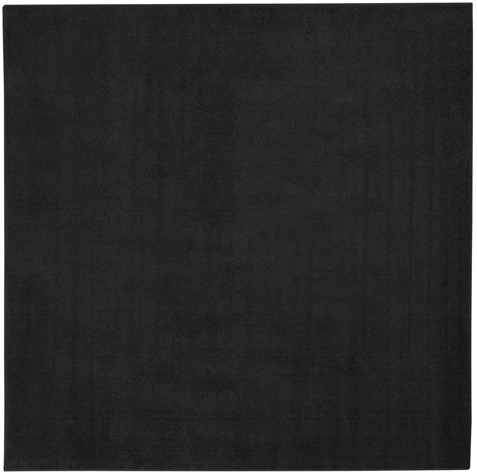 5′ X 5′ Black Square Indoor Outdoor Area Rug
