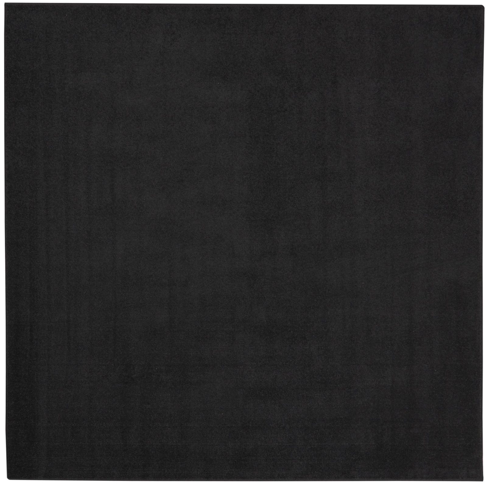 5′ X 5′ Black Square Indoor Outdoor Area Rug