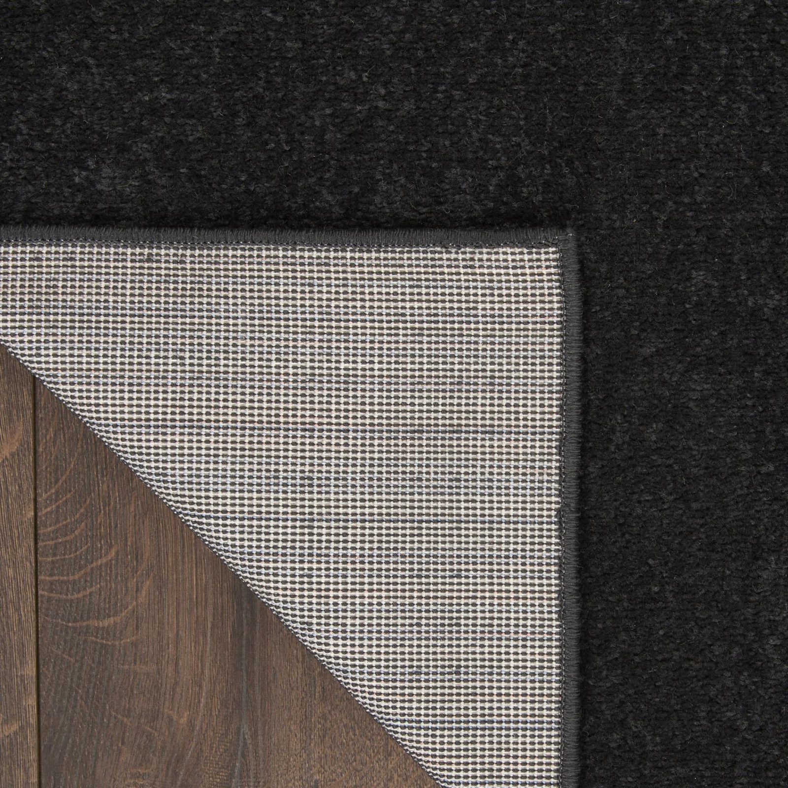 5′ X 5′ Black Square Indoor Outdoor Area Rug