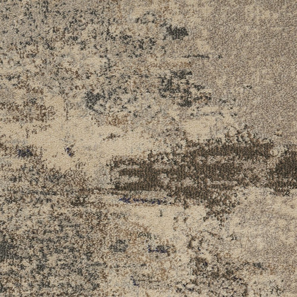 3′ X 5′ Ivory And Grey Abstract Area Rug