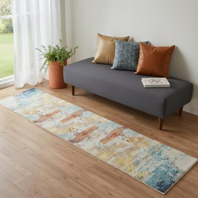 2′ X 6′ Sealife Abstract Runner Rug