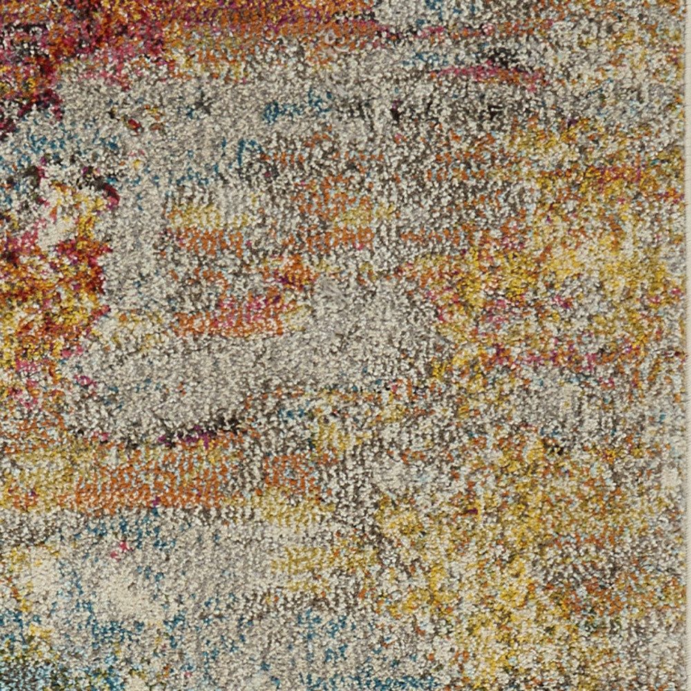 2′ X 4′ Sealife Abstract Non Skid Area Rug