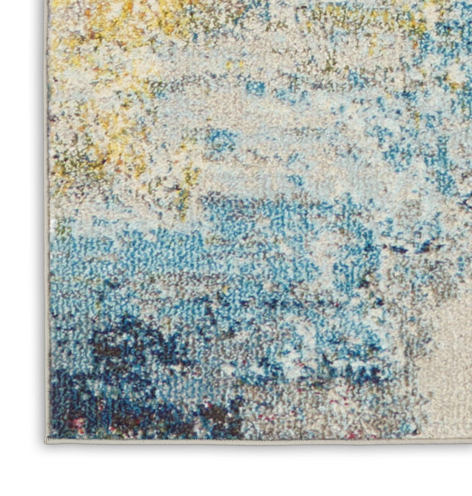 2′ X 4′ Sealife Abstract Non Skid Area Rug