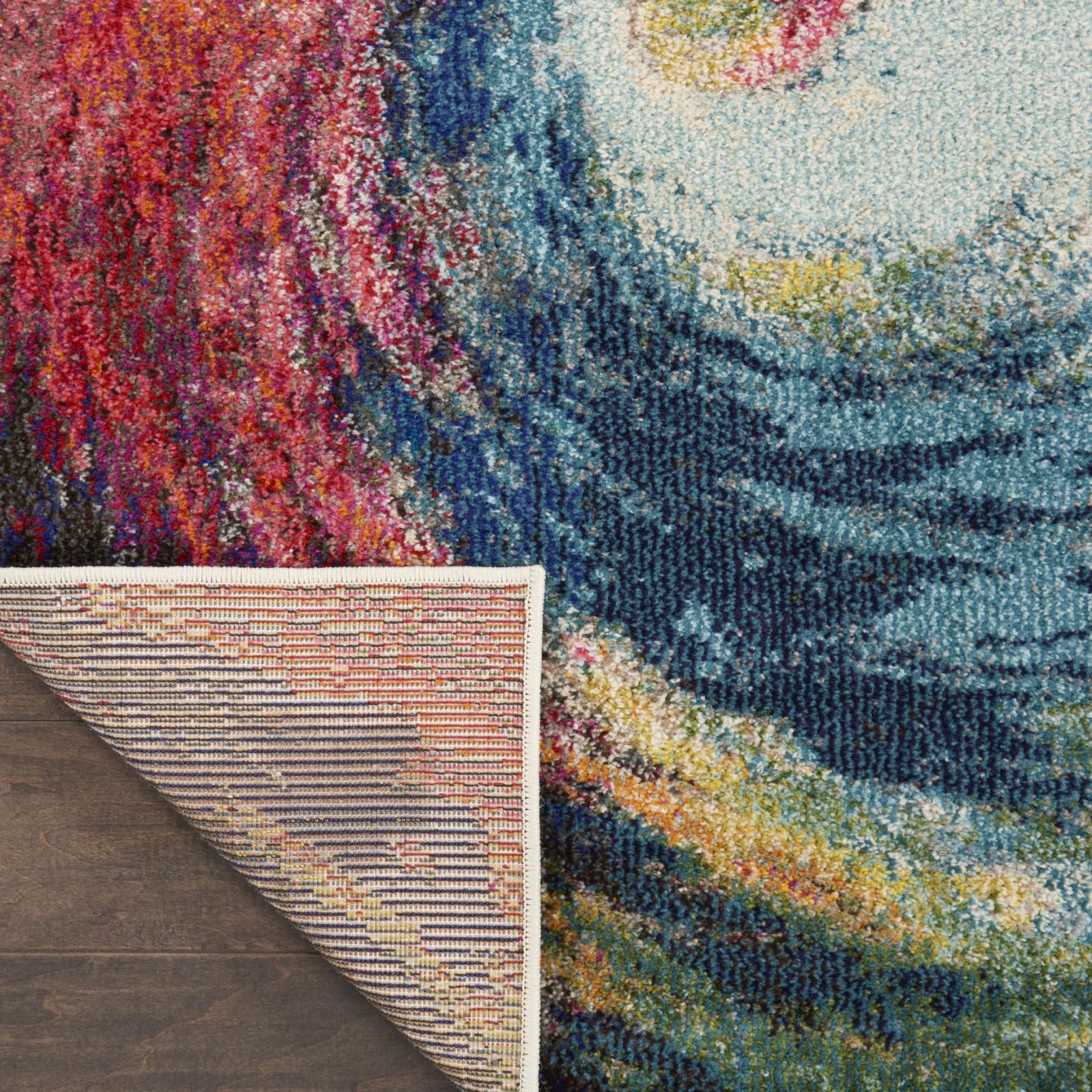 3′ X 5′ Wave Abstract Non Skid Area Rug