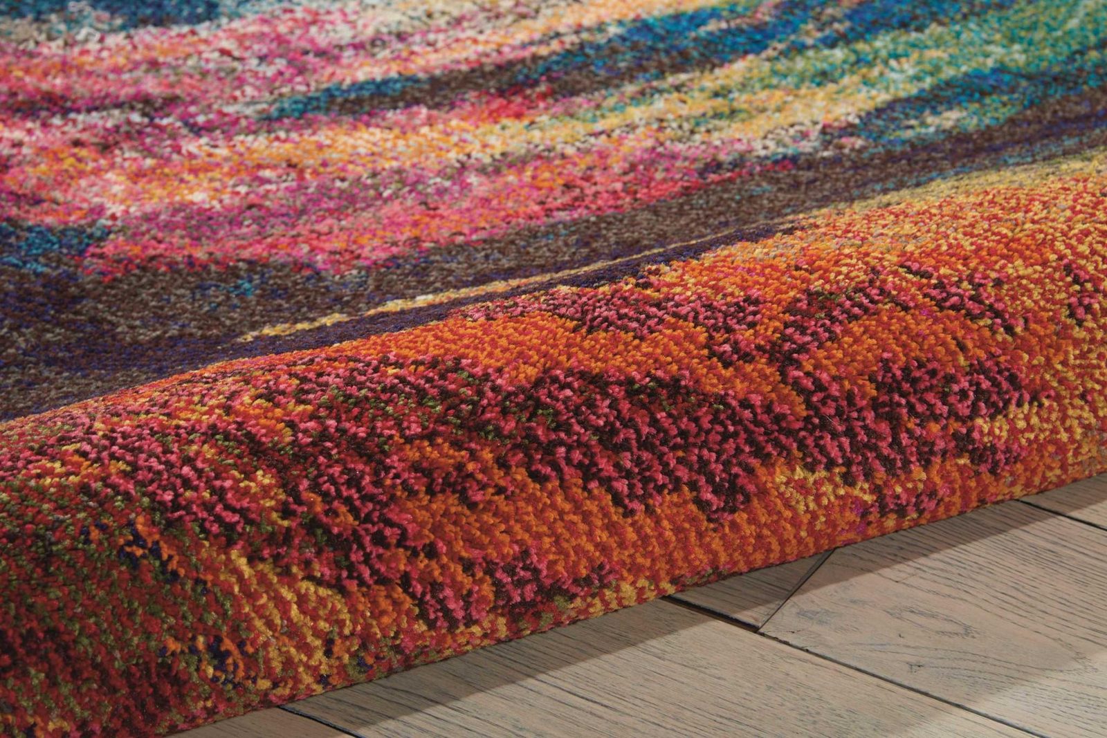 4′ X 6′ Wave Abstract Non Skid Area Rug