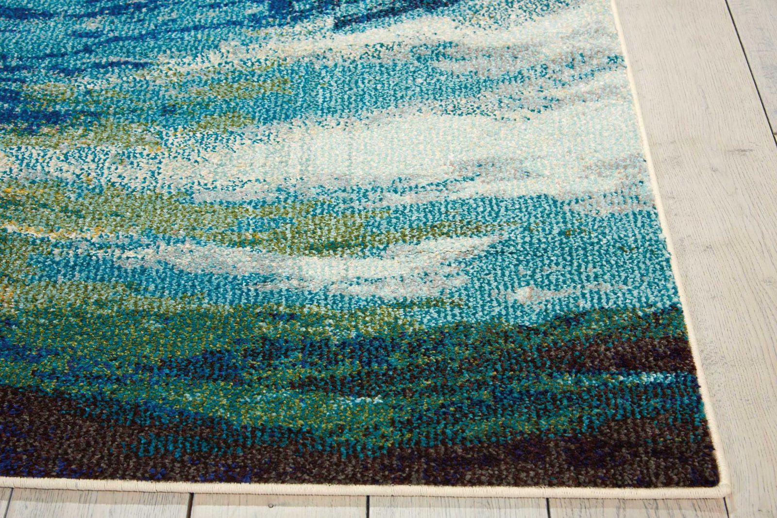 5′ X 7′ Wave Abstract Area Rug