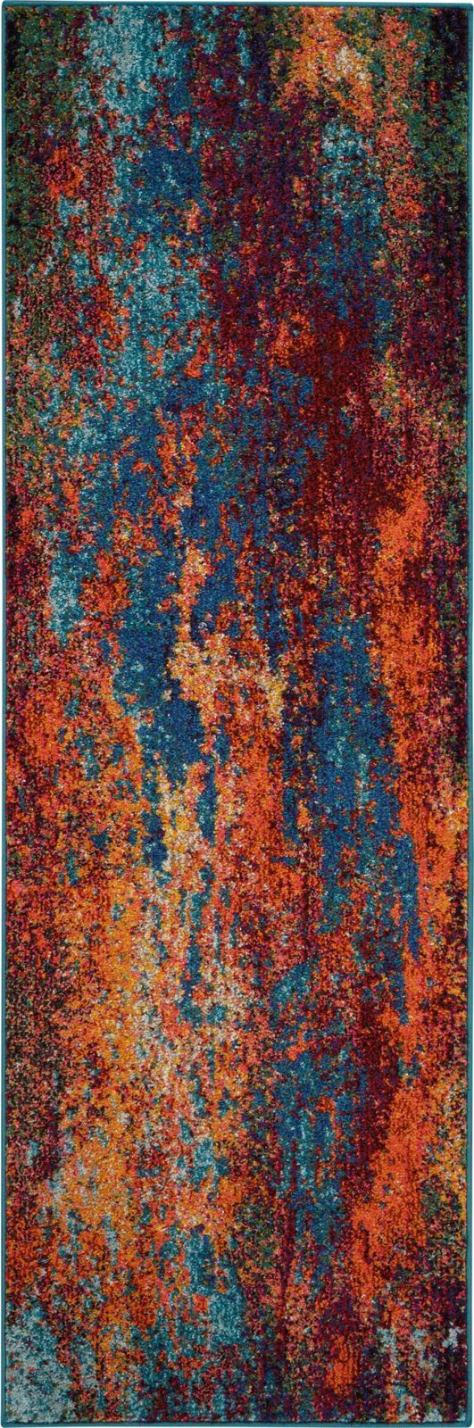 2′ X 6′ Atlantic Abstract Non Skid Runner Rug