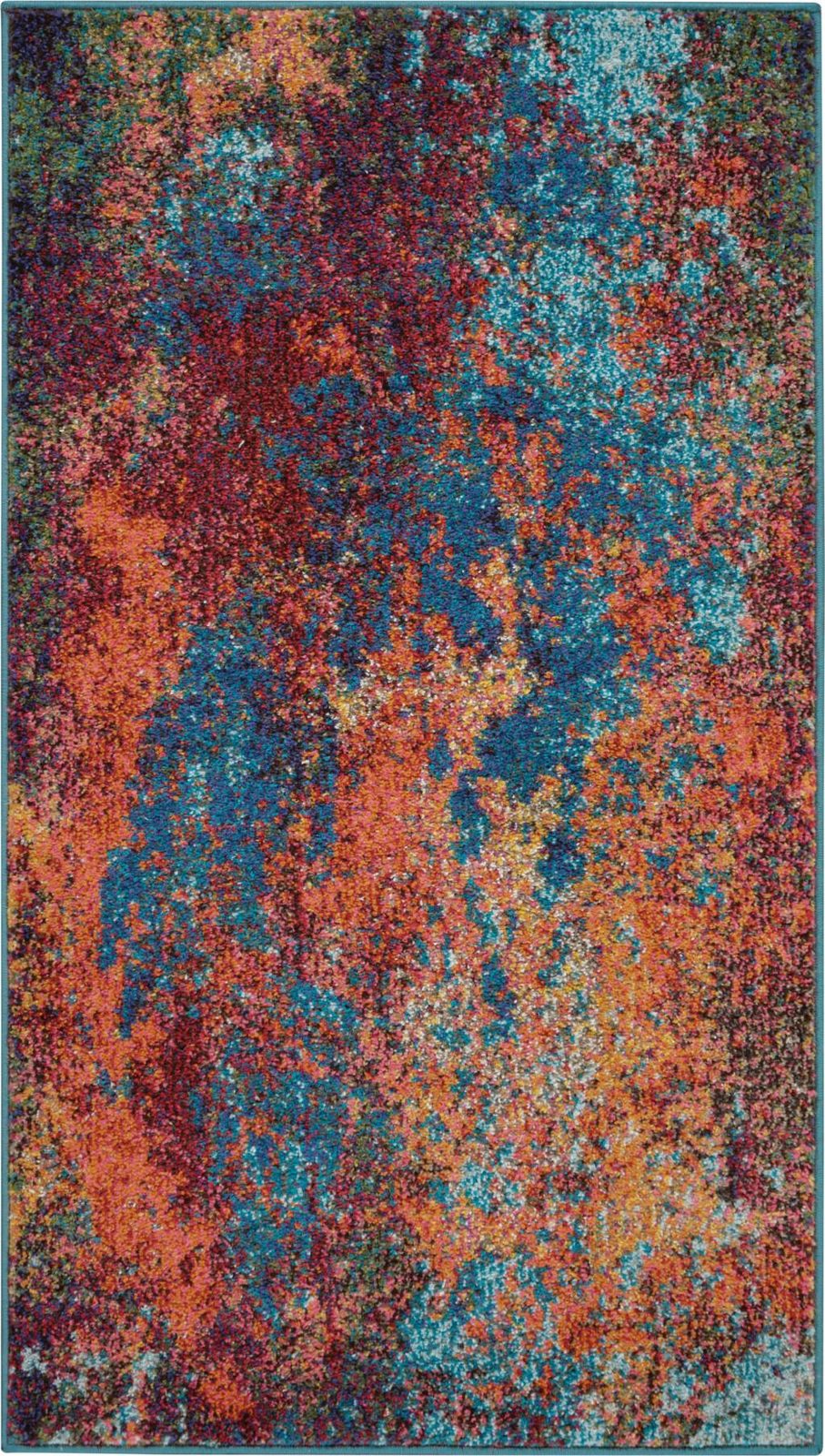 3′ X 5′ Atlantic Abstract Area Rug