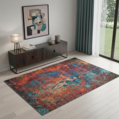 4′ X 6′ Atlantic Abstract Area Rug
