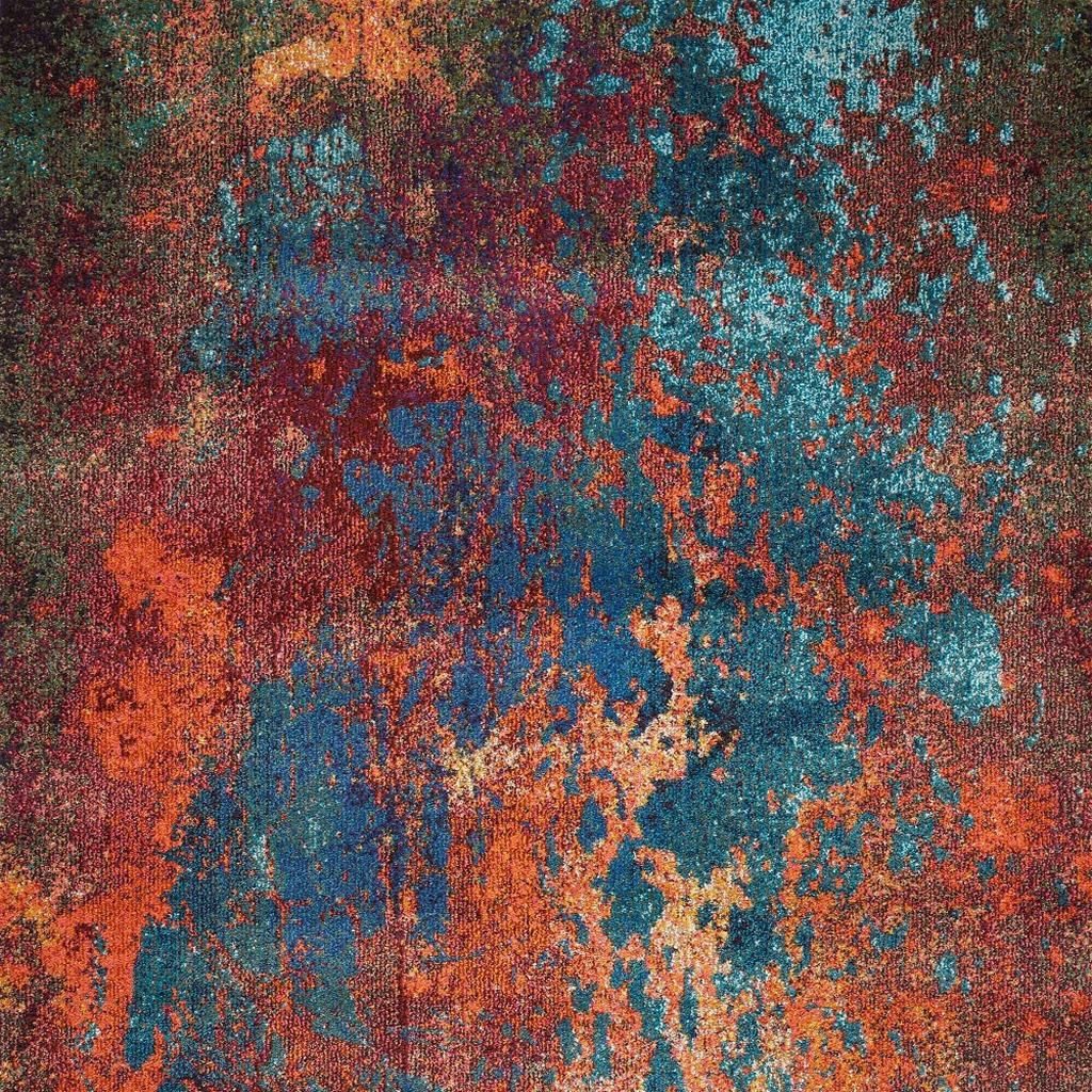 4′ X 6′ Atlantic Abstract Area Rug