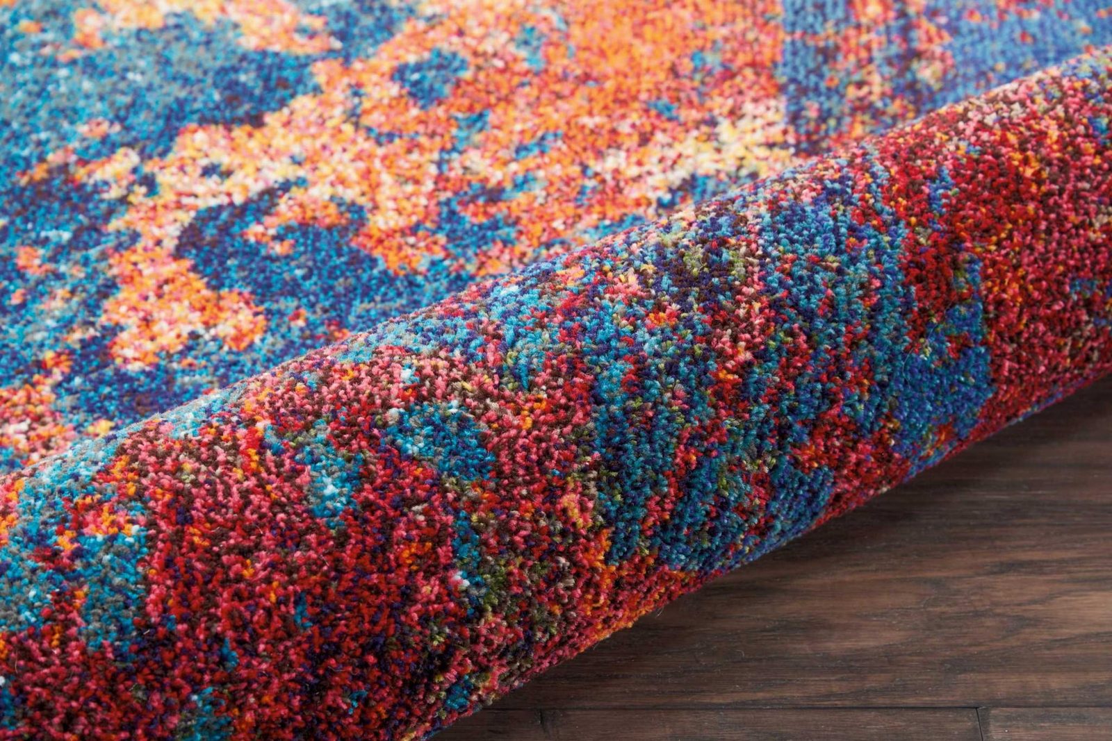 5′ X 5′ Atlantic Abstract Round Rug