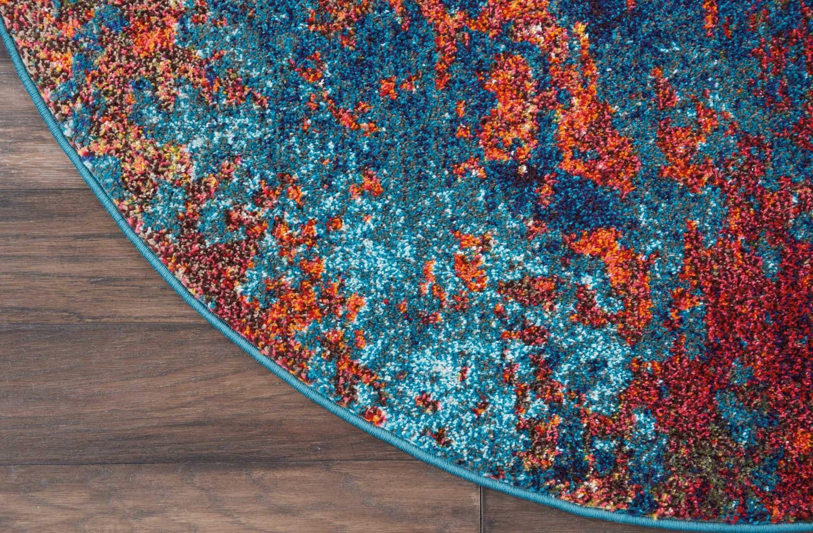 8′ X 8′ Atlantic Abstract Non Skid Round Rug