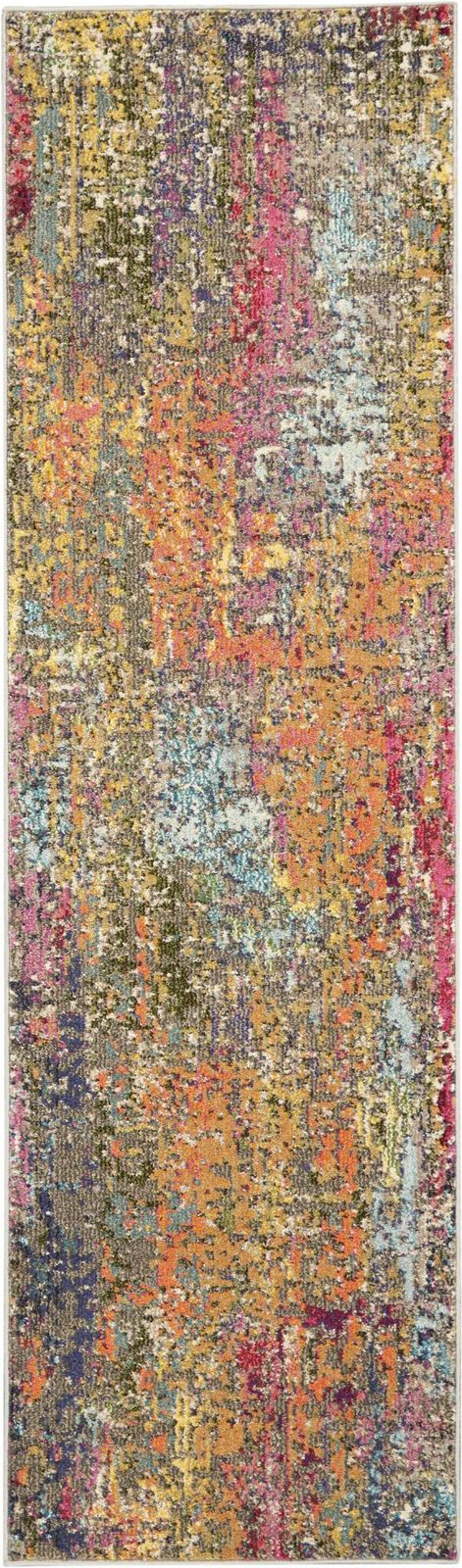 2′ X 6′ Sunset Abstract Area Rug