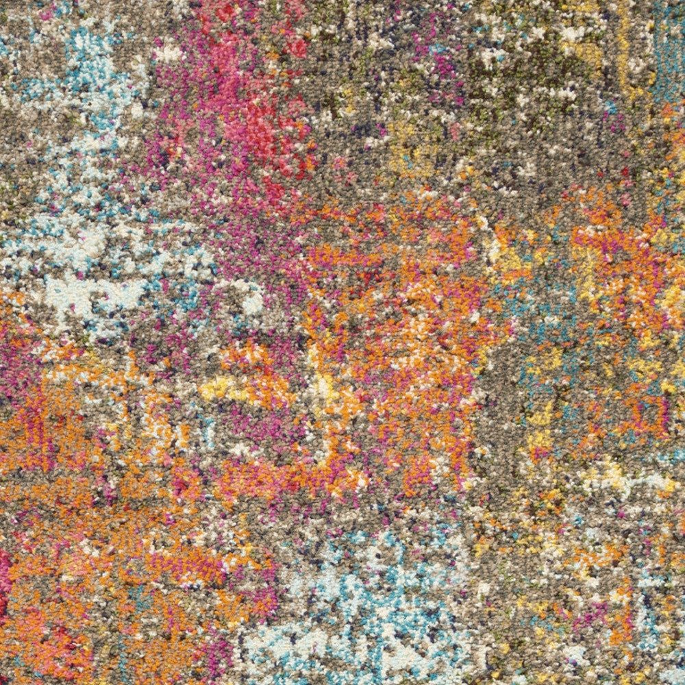 2′ X 4′ Sunset Abstract Power Loom Area Rug