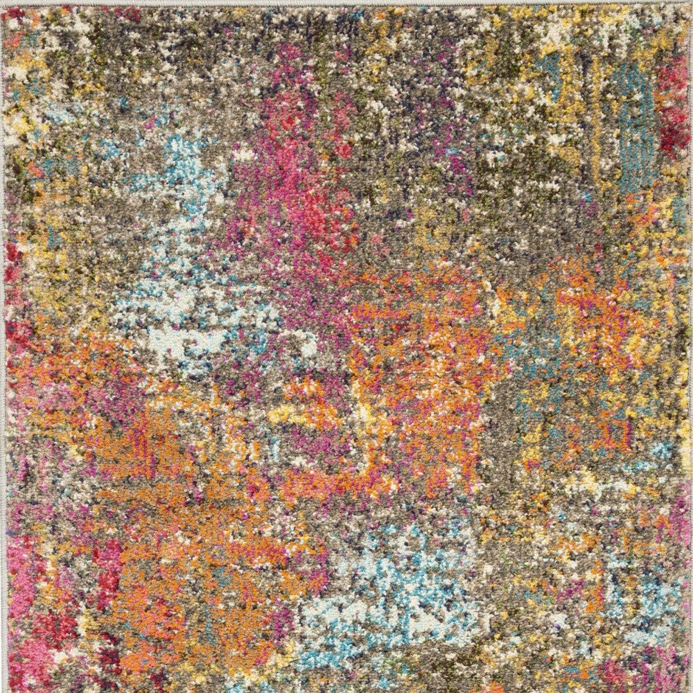 2′ X 4′ Sunset Abstract Power Loom Area Rug