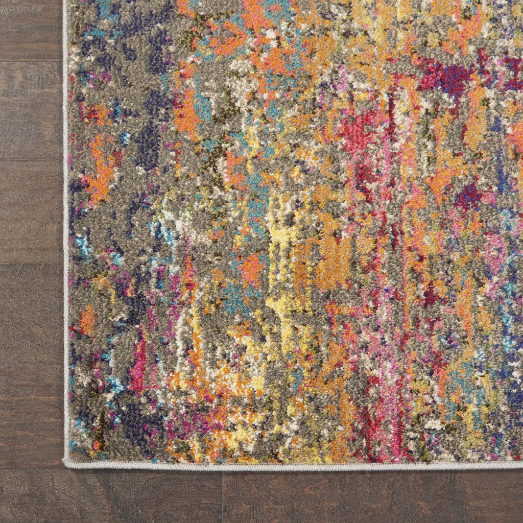 2′ X 4′ Sunset Abstract Power Loom Area Rug