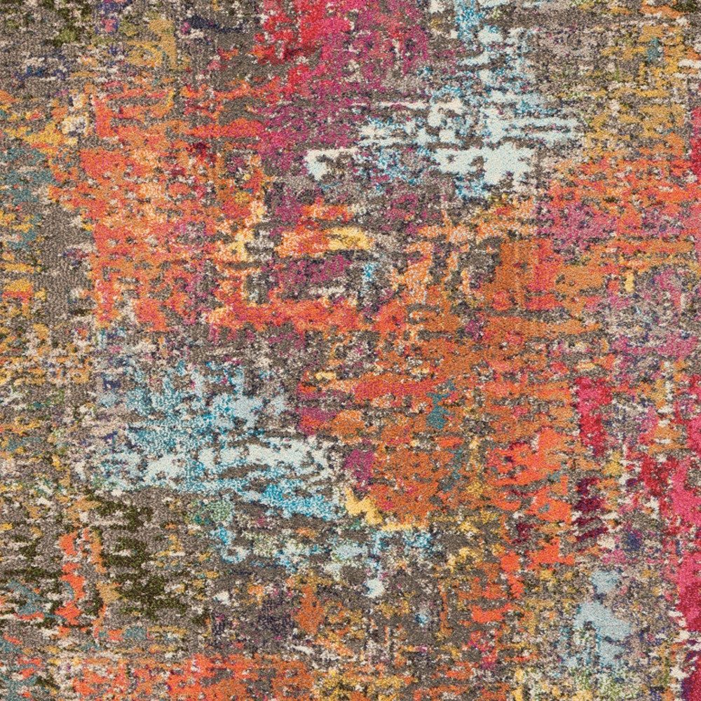 5′ X 7′ Sunset Abstract Area Rug