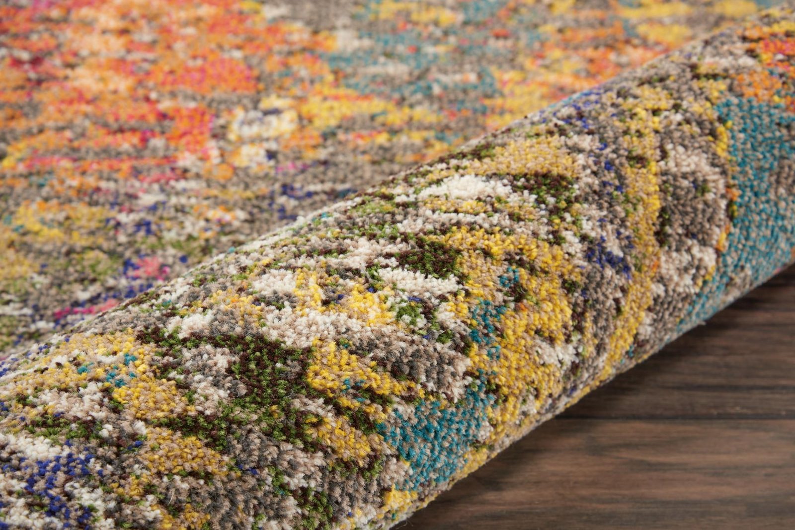 5′ X 7′ Sunset Abstract Area Rug
