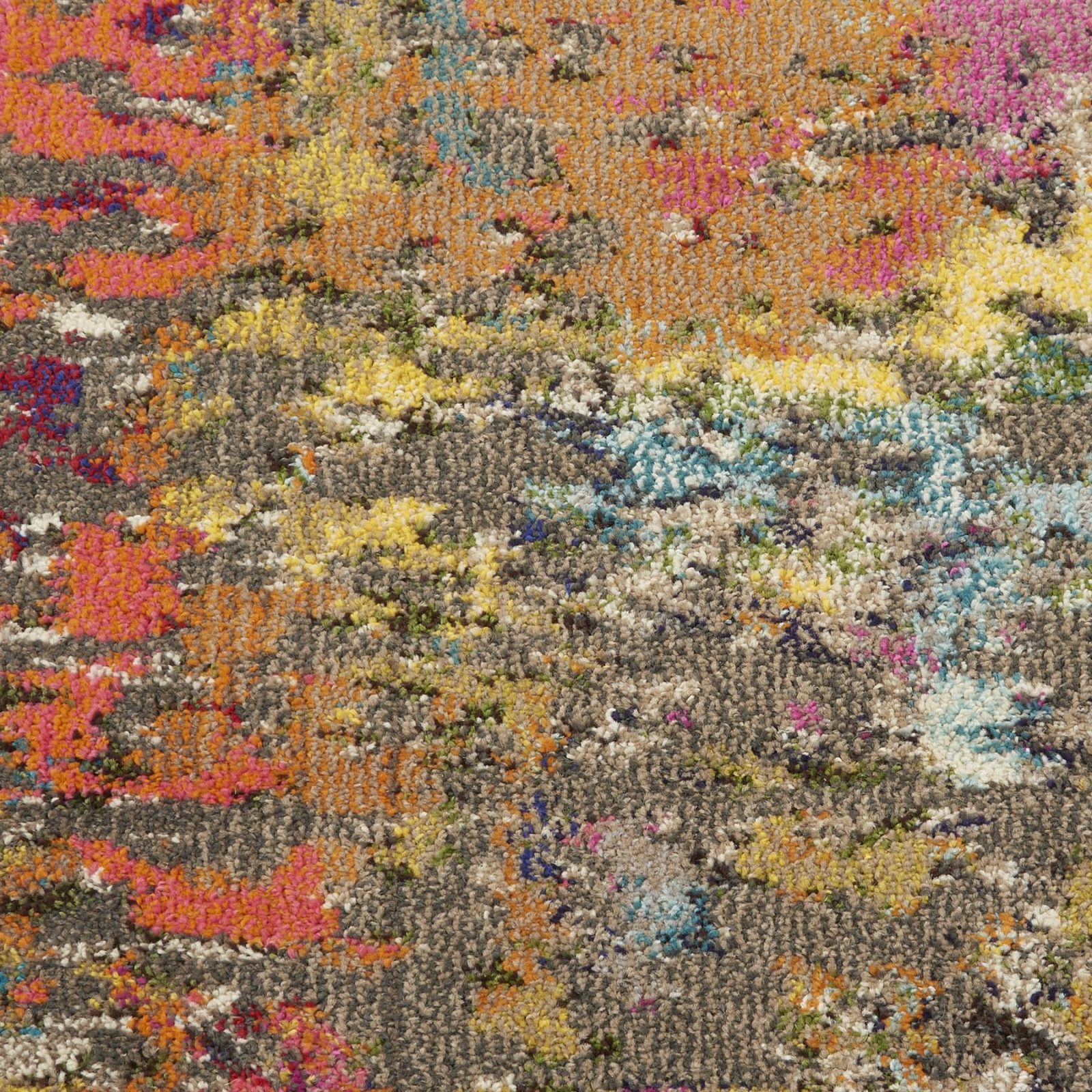 8′ X 8′ Sunset Abstract Round Rug