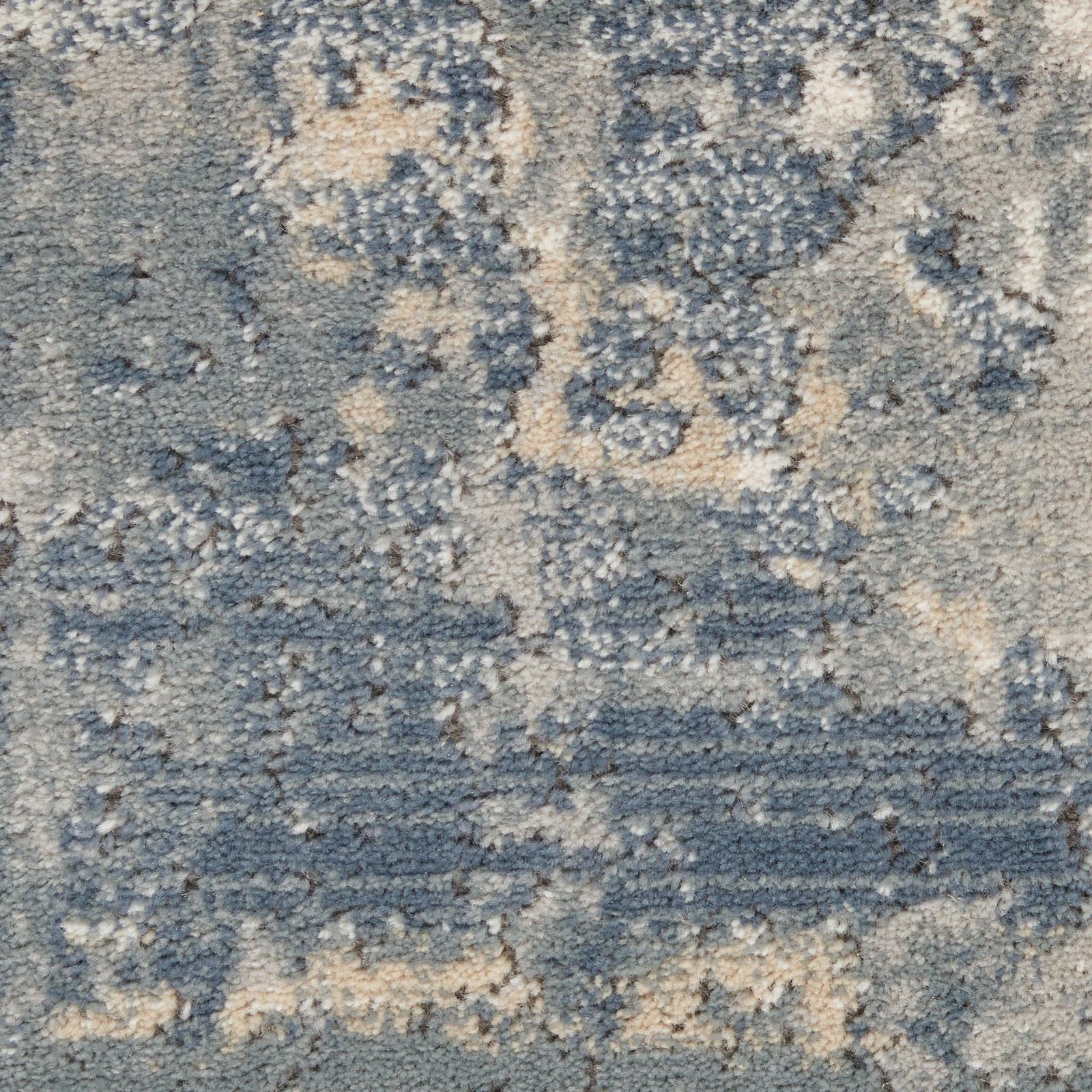 2′ X 4′ Beige and Gray Abstract Distressed Area Rug