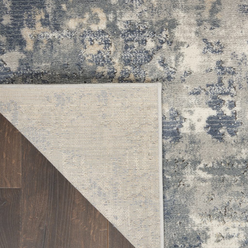 4′ X 6′ Grey and Beige Abstract Area Rug