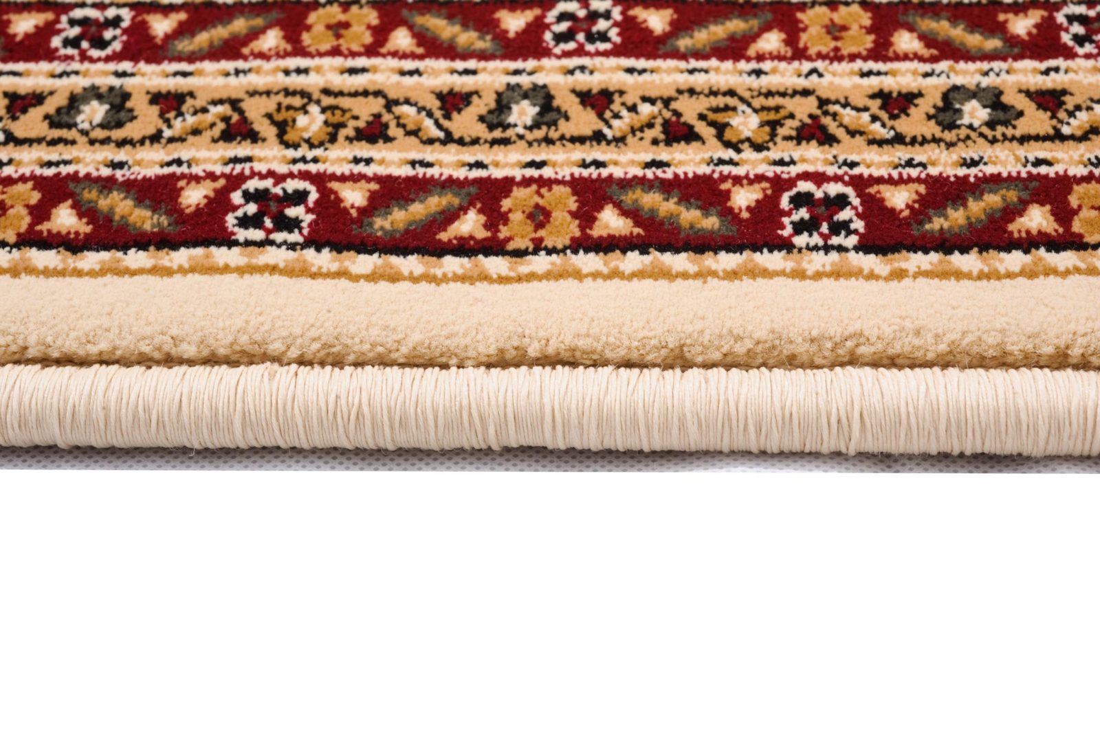 4′ X 6′ Beige and Ivory Oriental Area Rug