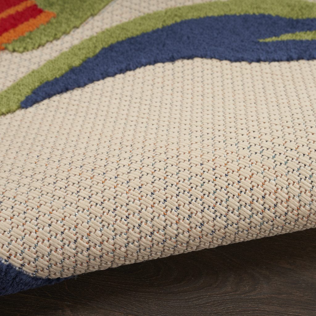 5′ X 8′ Multicolor Floral Area Rug