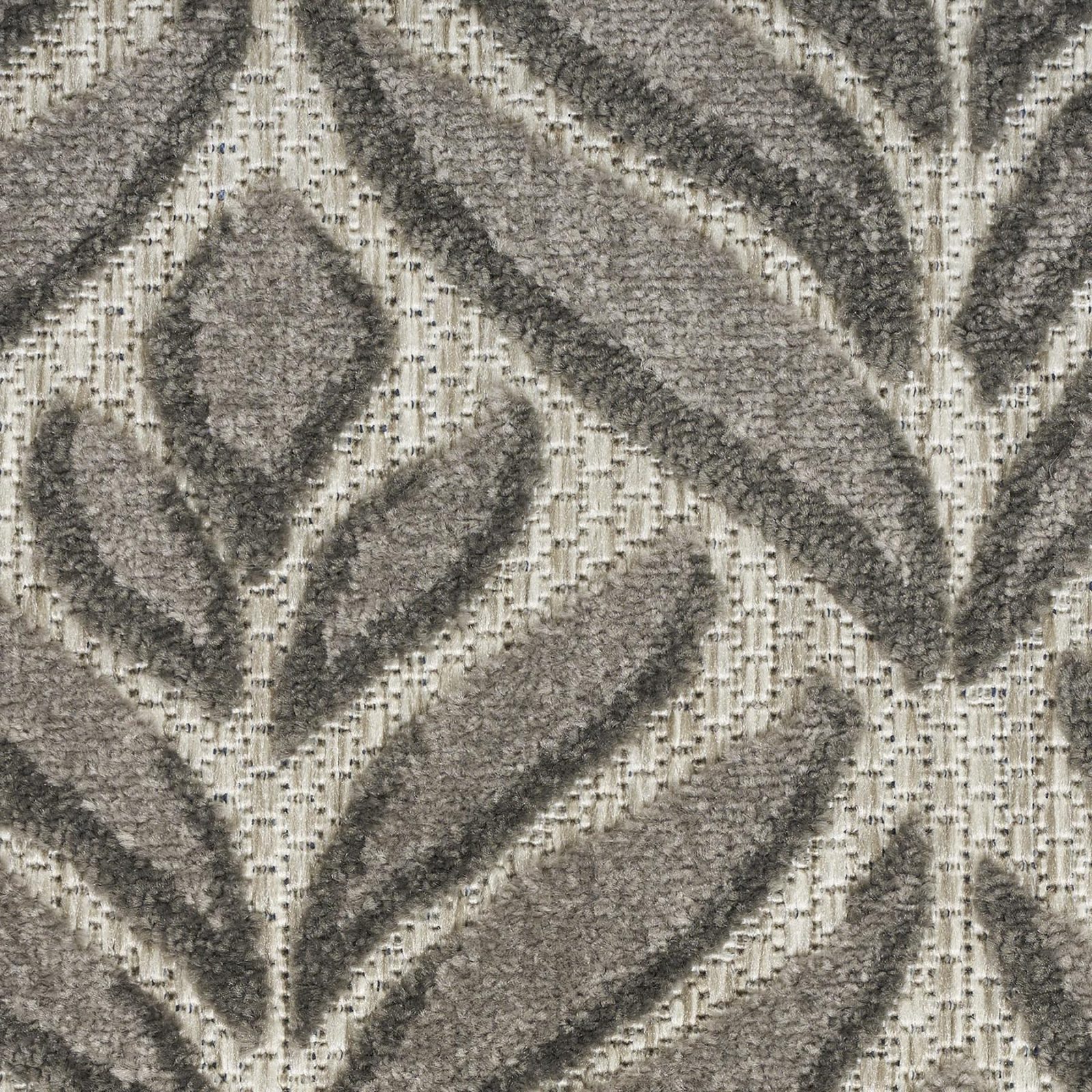 8′ X 11′ Charcoal Floral Indoor Outdoor Area Rug