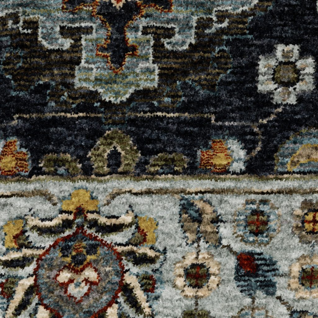 3′ X 5′ Oriental Area Rug With Fringe