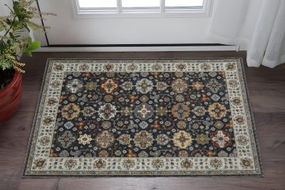 3′ X 5′ Oriental Area Rug With Fringe