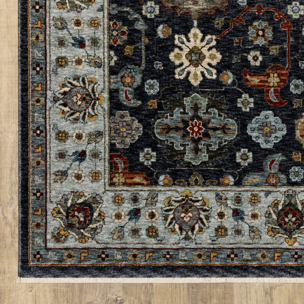 5′ X 8′ Oriental Area Rug With Fringe