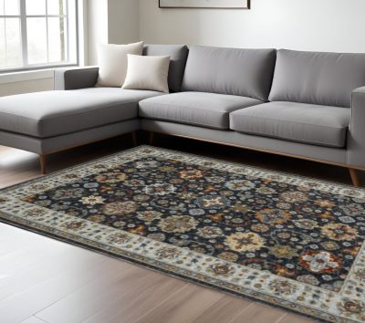 10′ X 13′ Oriental Area Rug With Fringe