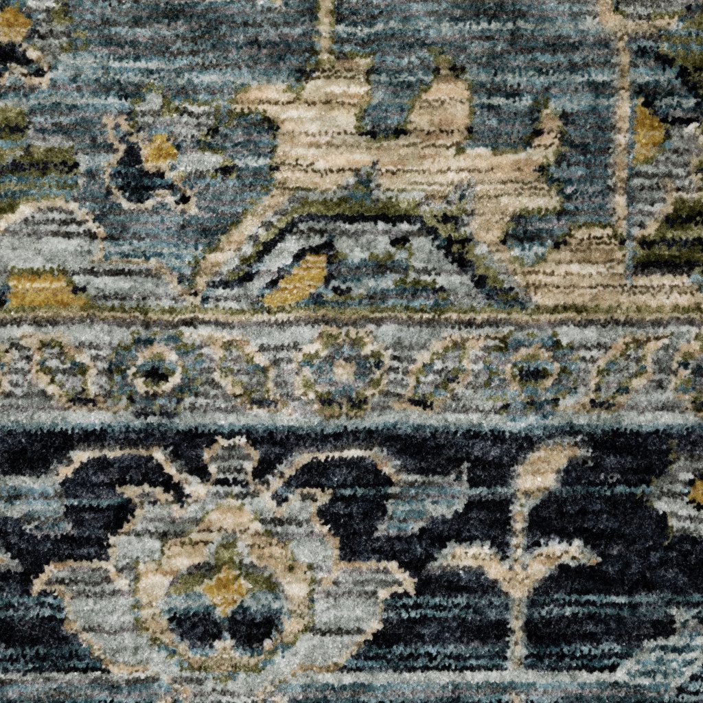 10′ X 13′ Oriental Area Rug With Fringe II